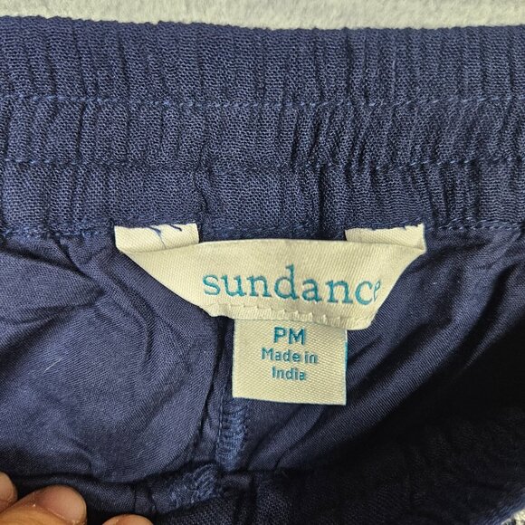 Sundance Niovi wide leg Cropped Embroidered Pull on pant Size PM - Picture 3 of 7